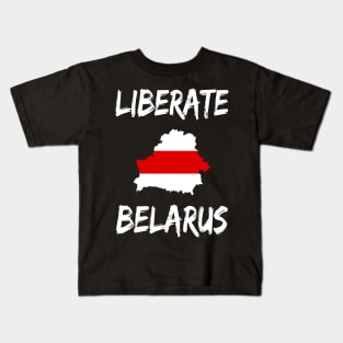 LIBERATE BELARUS PROTEST Kids T-Shirt